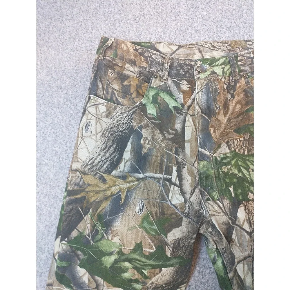 RealTree Hardwoods Camo Pants Mens 34x29 Brown Green Forest Camouflage Hunting